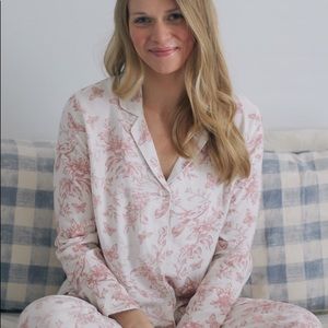 Topshop French Floral Pajama Set (top and bottom)